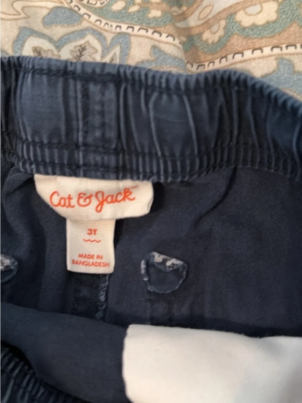 Pack of Kids' Casual Bottoms in Navy, Light Blue, Tan, Red Plaid & Tropical Blue